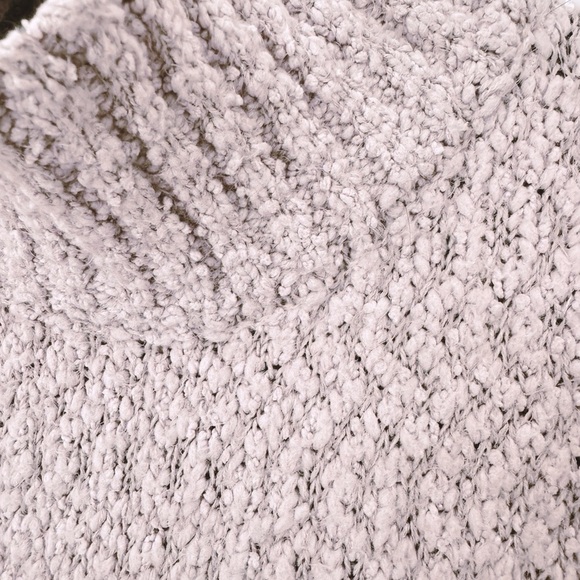 🩷CYNTHIA ROWLEY Women's Cozy Knit Sweater - Light Pink - Picture 5 of 5